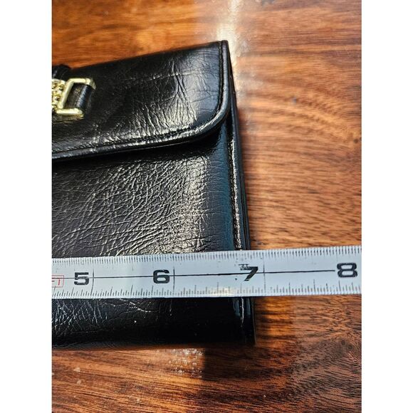 Black Tri Fold Pocket Book NEW wallet - Picture 6 of 7